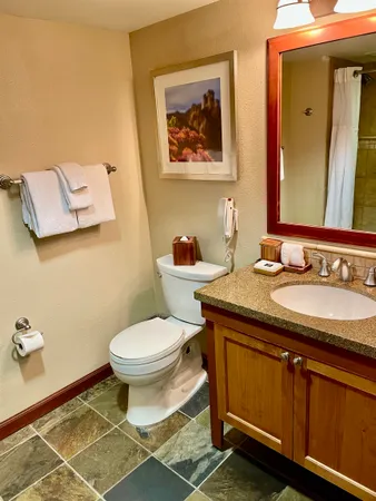 a bathroom with a sink and a toilet