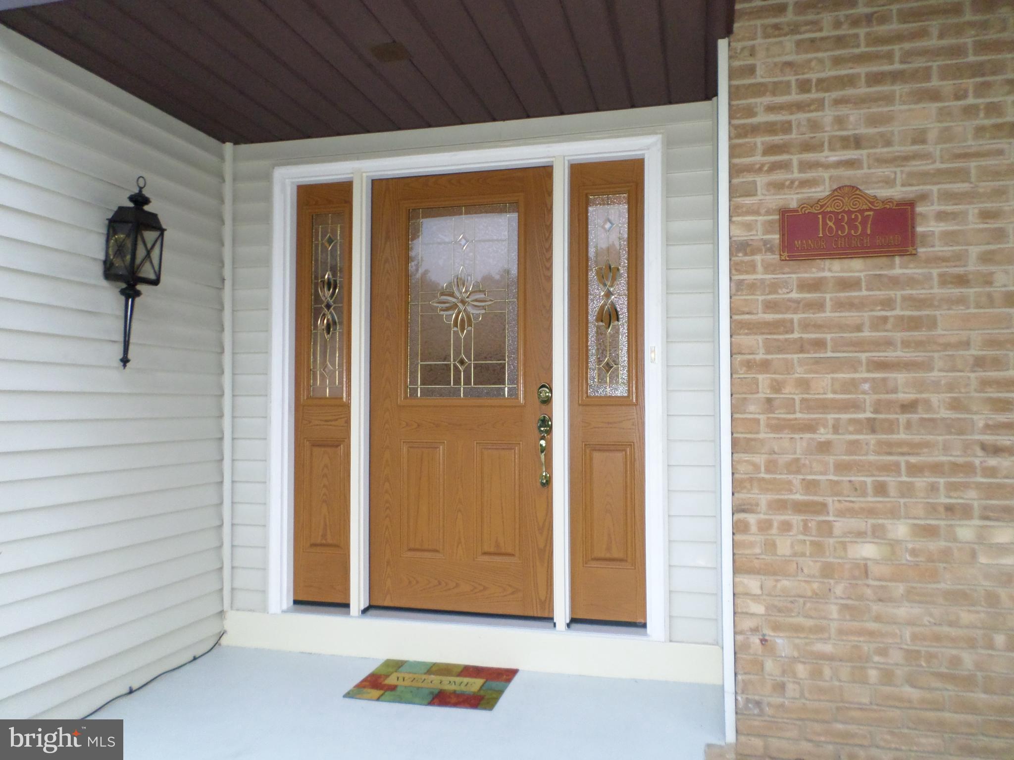 18337 Manor Church Road Boonsboro, MD 21713 - Photo 2 of 30 New entry door!