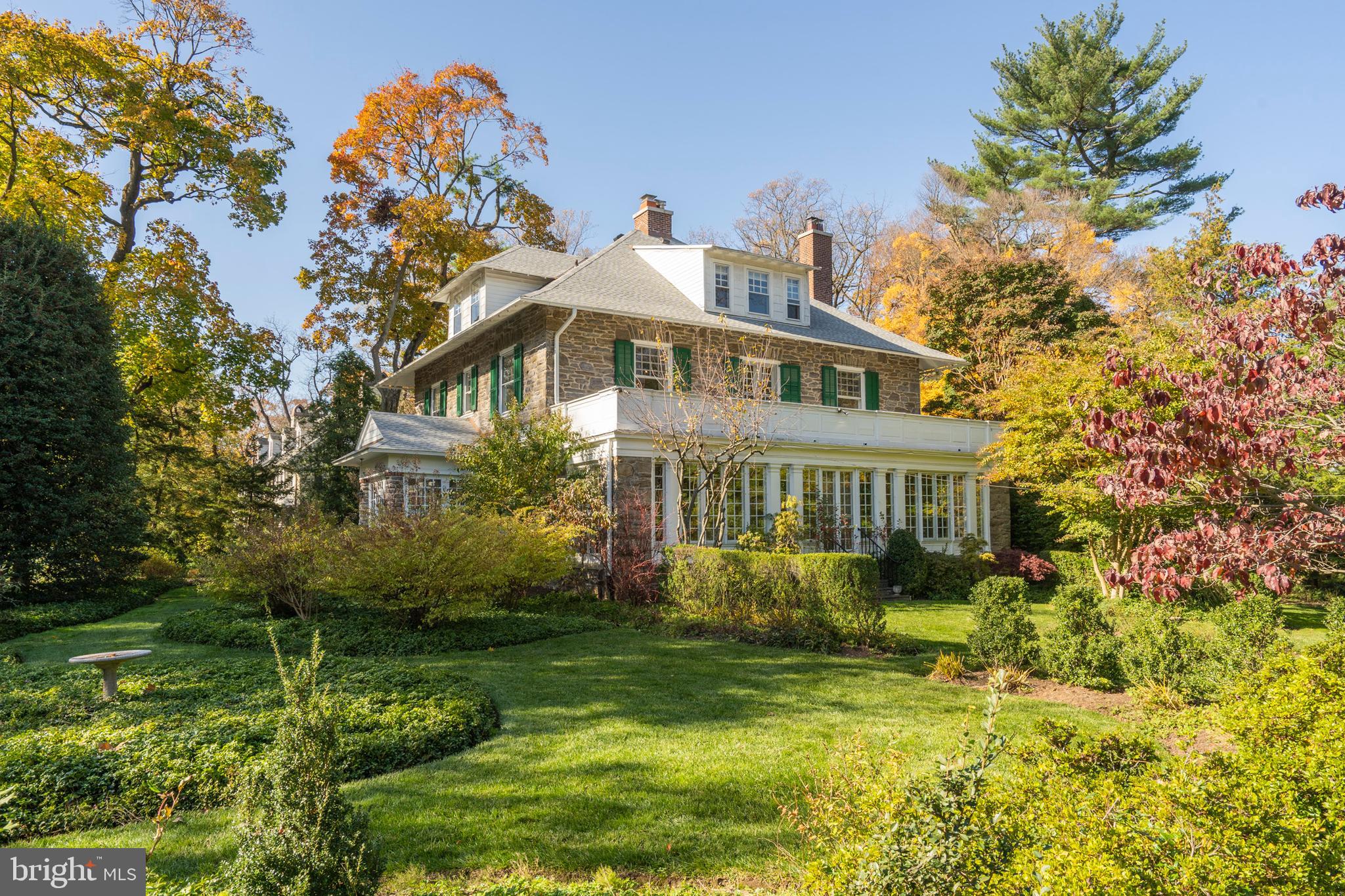 132 St Georges Road Ardmore, PA 19003 - Photo 2 of 87 a front view of house with yard and trees