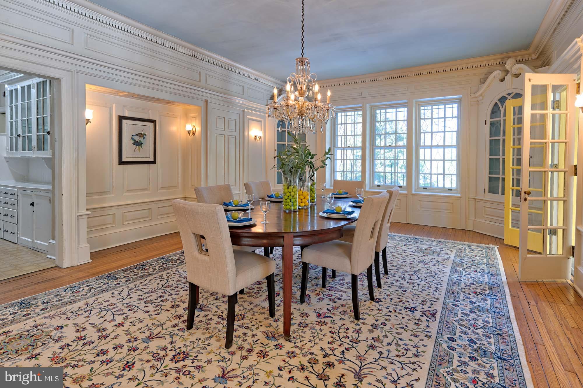 132 St Georges Road Ardmore, PA 19003 - Photo 19 of 87 a view of a dining room with furniture and wooden floor