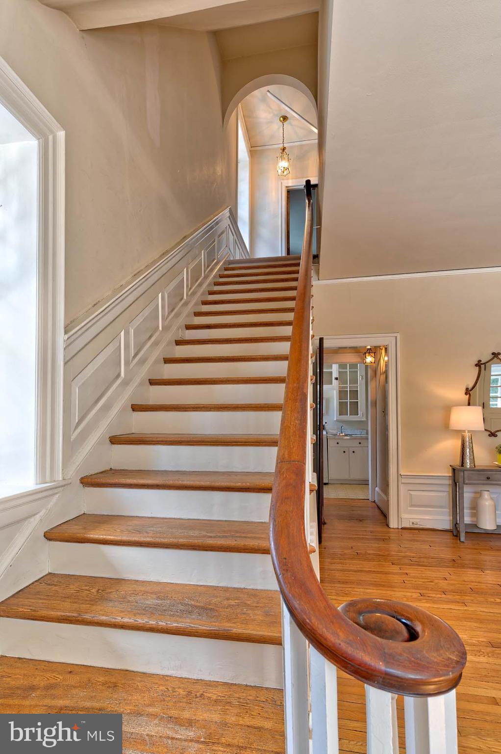 132 St Georges Road Ardmore, PA 19003 - Photo 32 of 87 a view of entryway and hall with wooden floor