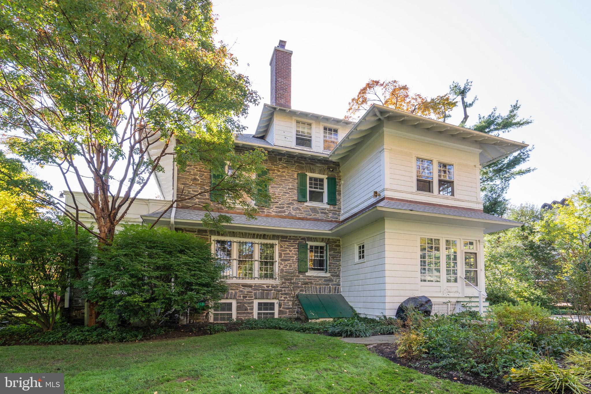 132 St Georges Road Ardmore, PA 19003 - Photo 76 of 87 a front view of a house with a yard and trees