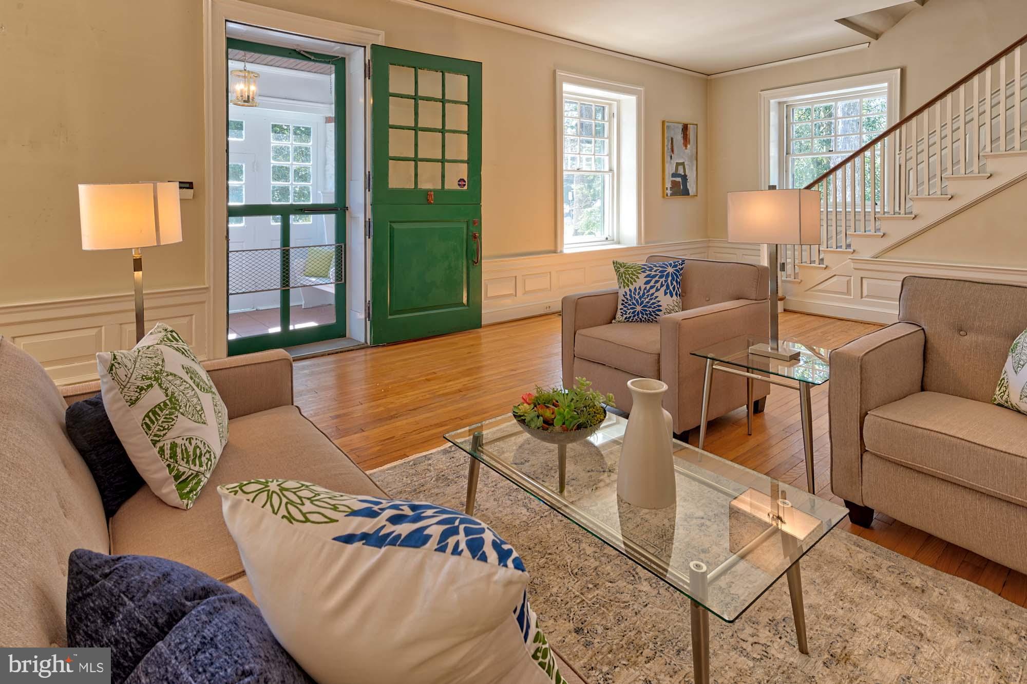 132 St Georges Road Ardmore, PA 19003 - Photo 9 of 87 a living room with furniture and a large window