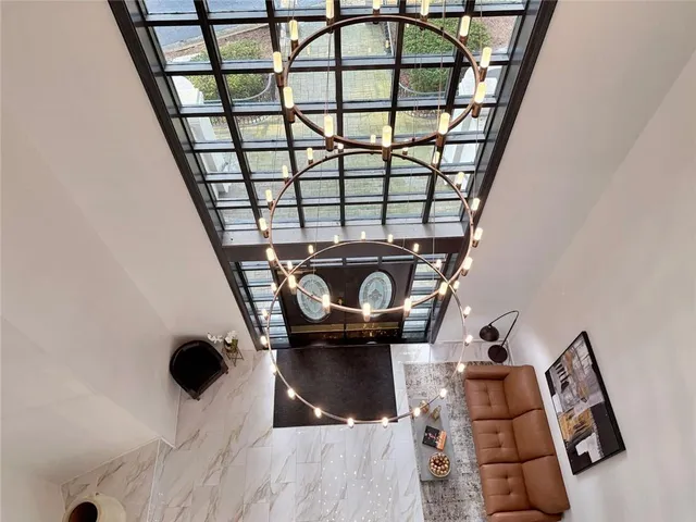 a view of bedroom and bathroom