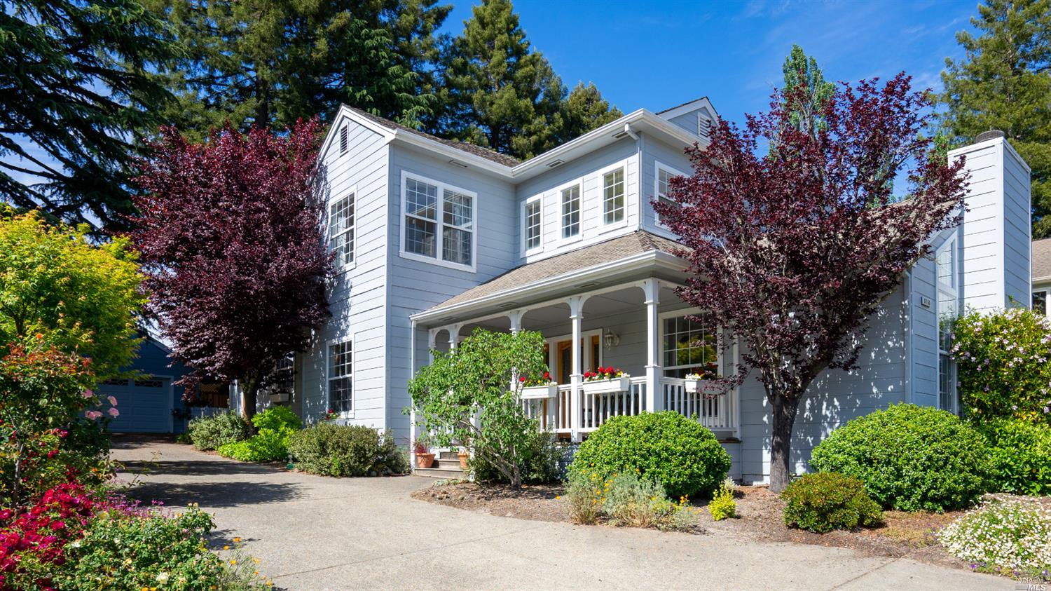 8160 Ragle Place Sebastopol, CA 95472 - Photo 1 of 1 front view of a house with a garden