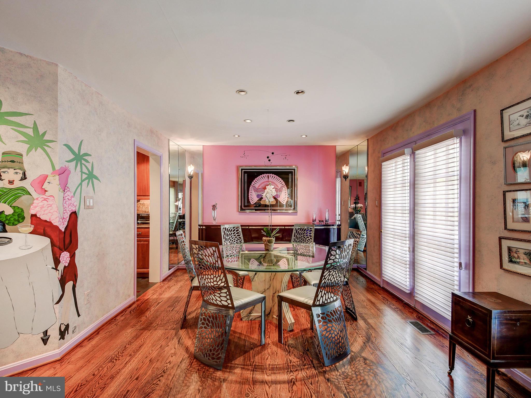 14 Raisin Tree Circle Baltimore, MD 21208 - Photo 11 of 32 DINING ROOM WITH HARDWOOD FLOORS