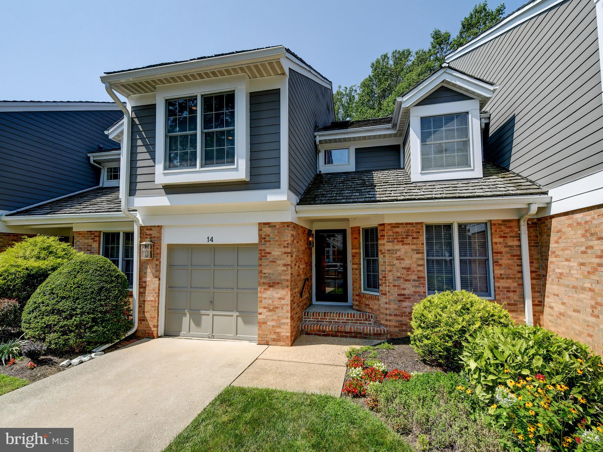 14 Raisin Tree Circle Baltimore, MD 21208 - Photo 3 of 32 FRONT EXTERIOR WITH GARAGE
