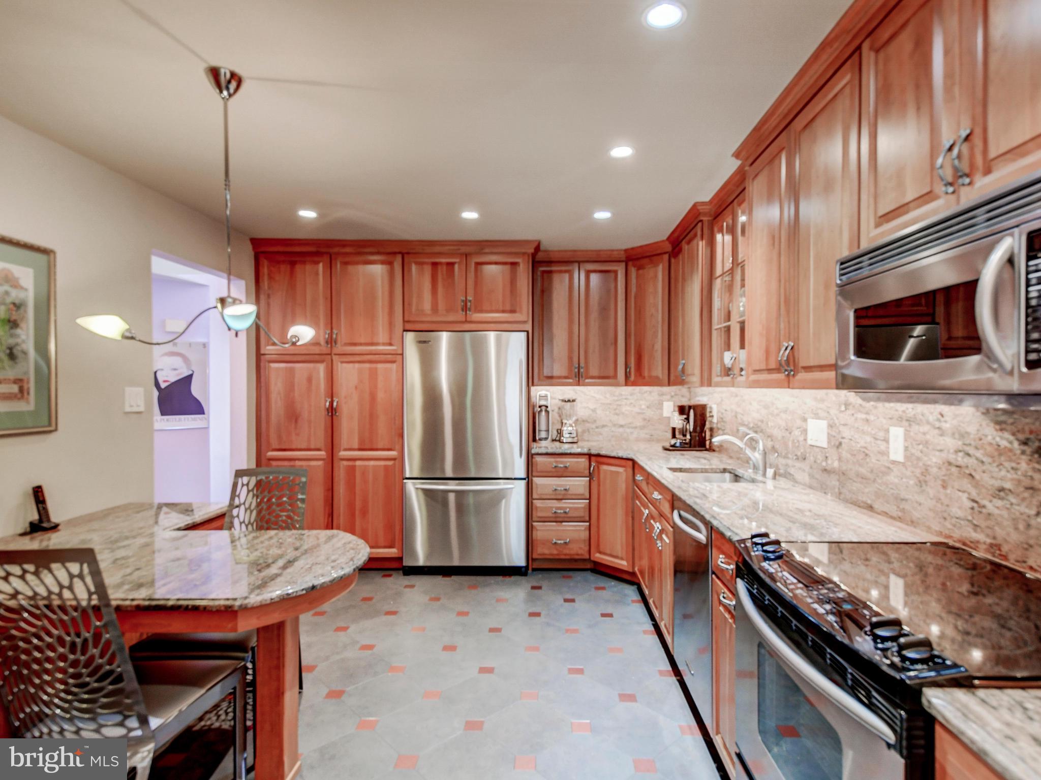 14 Raisin Tree Circle Baltimore, MD 21208 - Photo 8 of 32 KITCHEN WITH UNDER CABINET LIGHTING