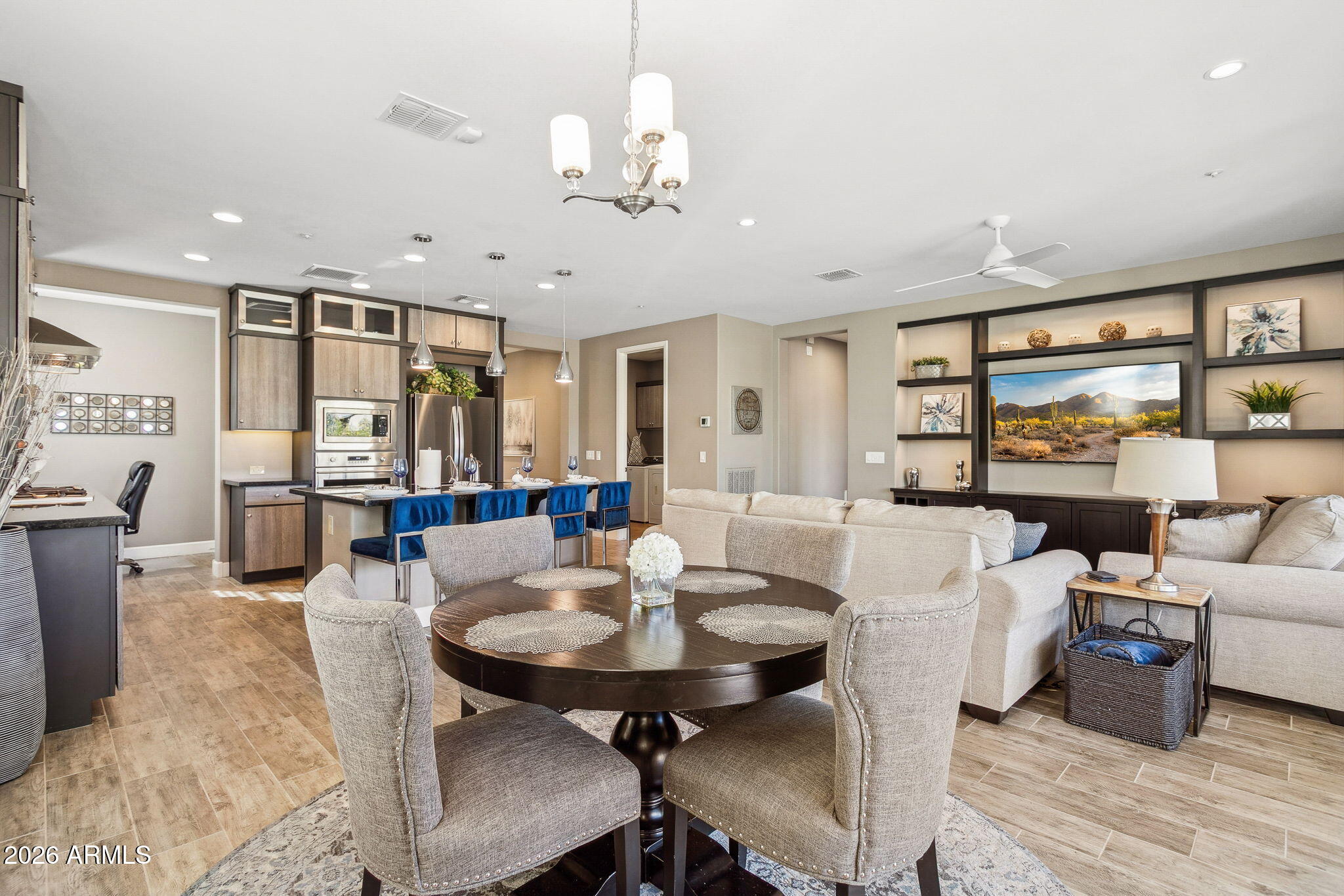17660 East Fort Verde Road Rio Verde, AZ 85263 - Photo 14 of 56 a view of a dining room with furniture window and outside view