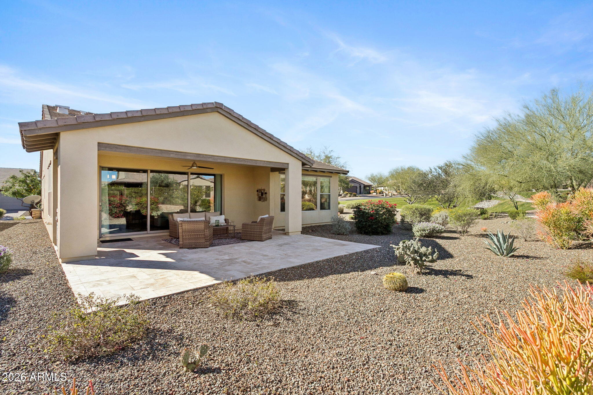 17660 East Fort Verde Road Rio Verde, AZ 85263 - Photo 36 of 56 a view of a house with backyard and sitting area