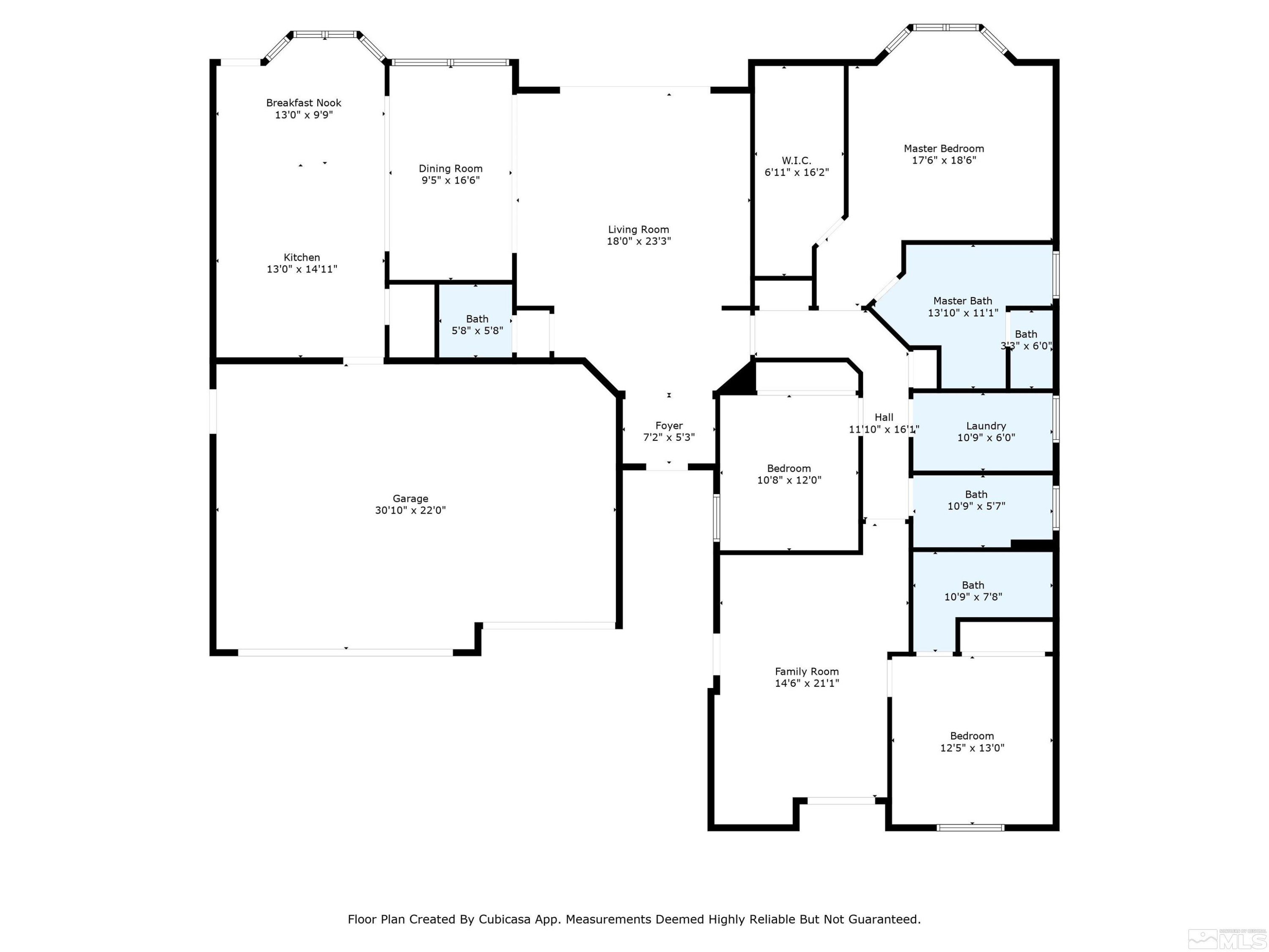 508 Alpine Rose Ct. Reno, NV 89521 - Photo 39 of 39 a picture of floor plan