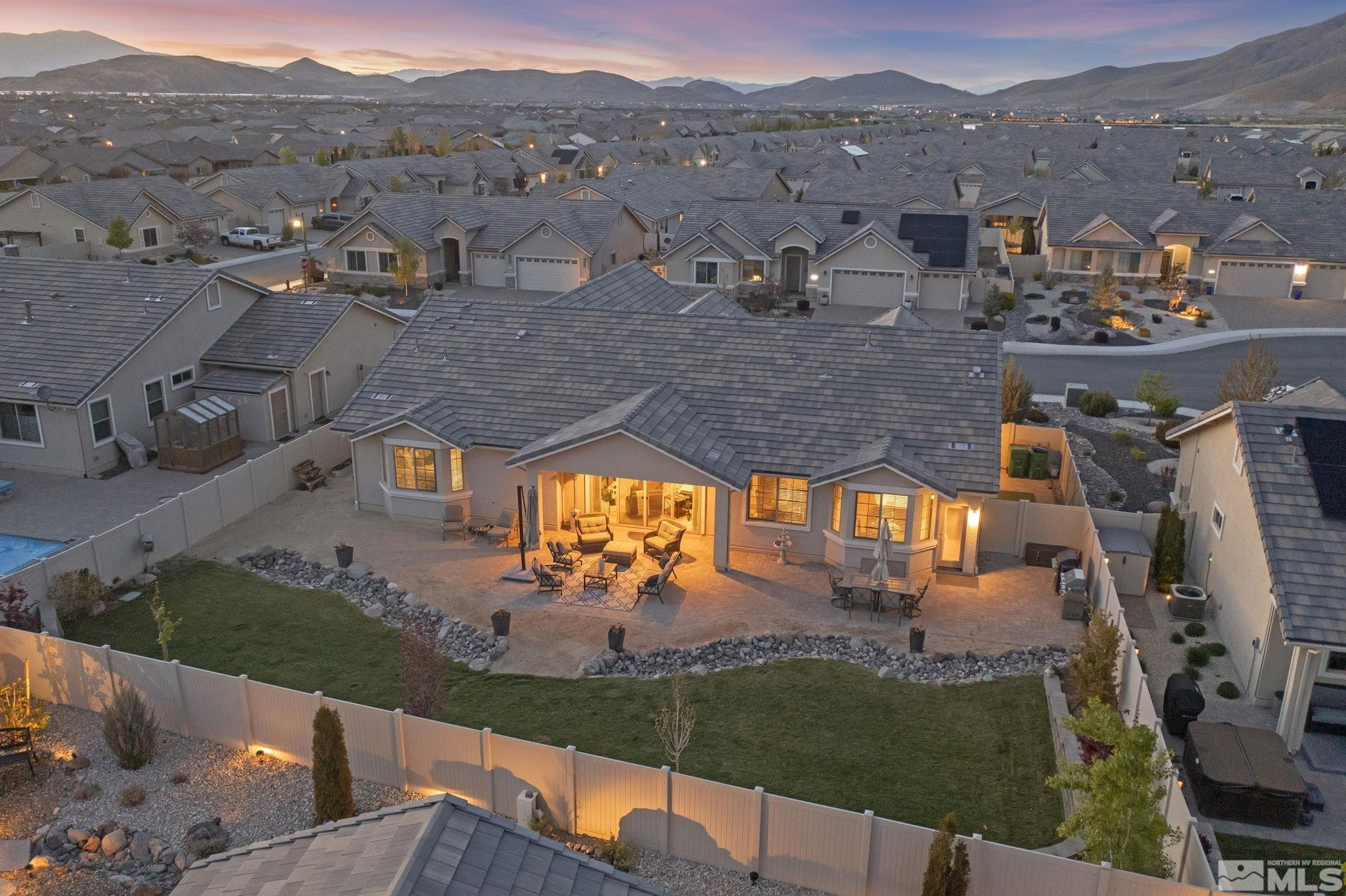 508 Alpine Rose Ct. Reno, NV 89521 - Photo 5 of 39 an aerial view of residential houses with outdoor space