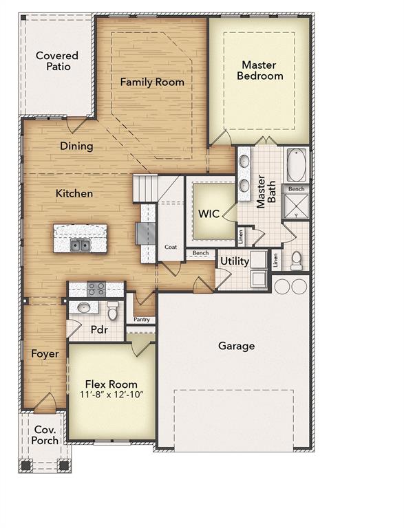 1233 Frio Drive Springtown, TX 76082 - Photo 12 of 13 Floor plan
