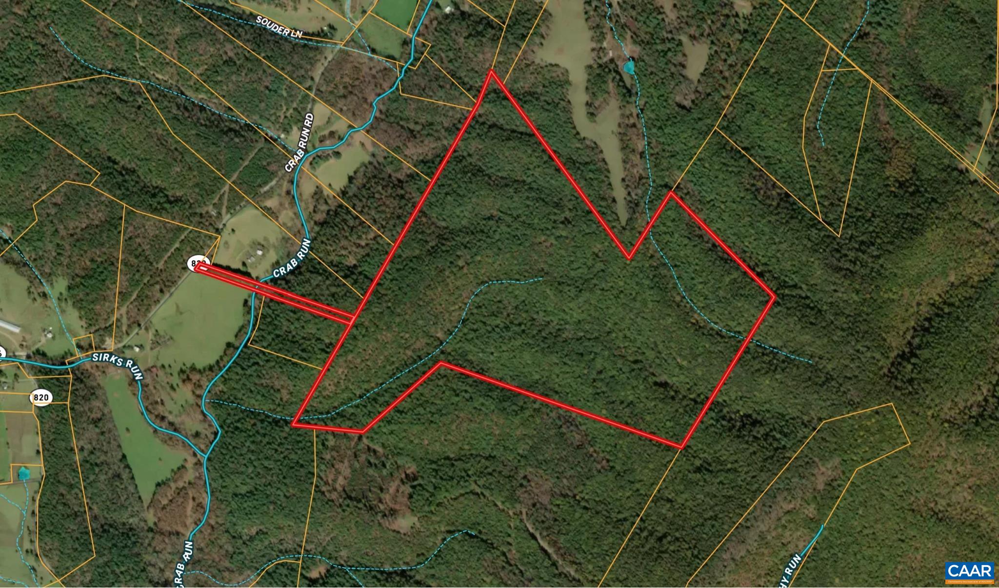Tbd Crab Run Road Bergton, VA 22811 - Photo 71 of 74 an aerial view of a tennis court