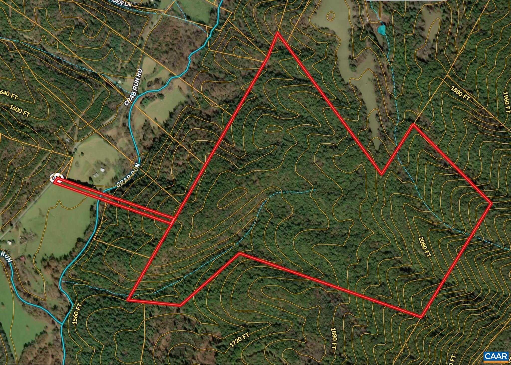 Tbd Crab Run Road Bergton, VA 22811 - Photo 72 of 74 an aerial view of a tennis court