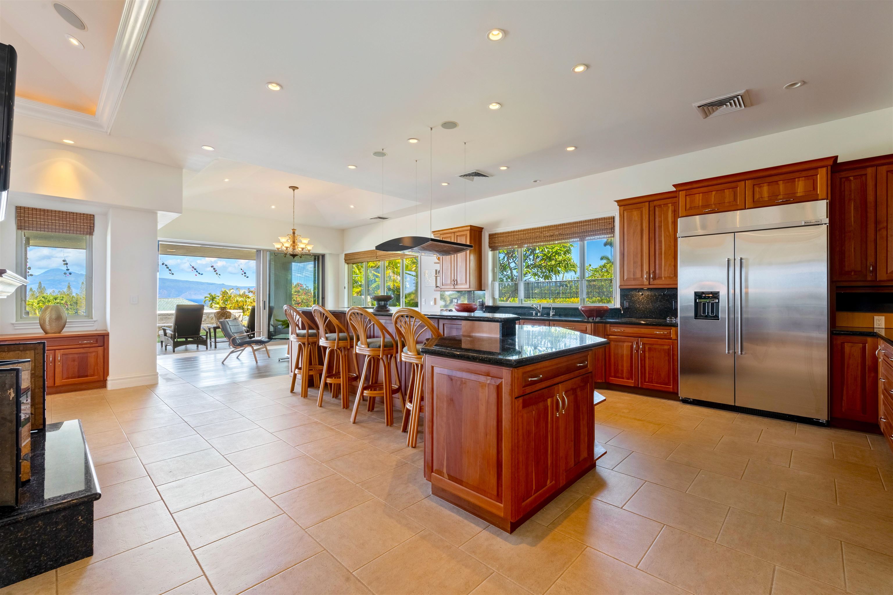 232 Crestview Road Lahaina, HI 96761 - Photo 9 of 45 a kitchen with stainless steel appliances lots of counter top space