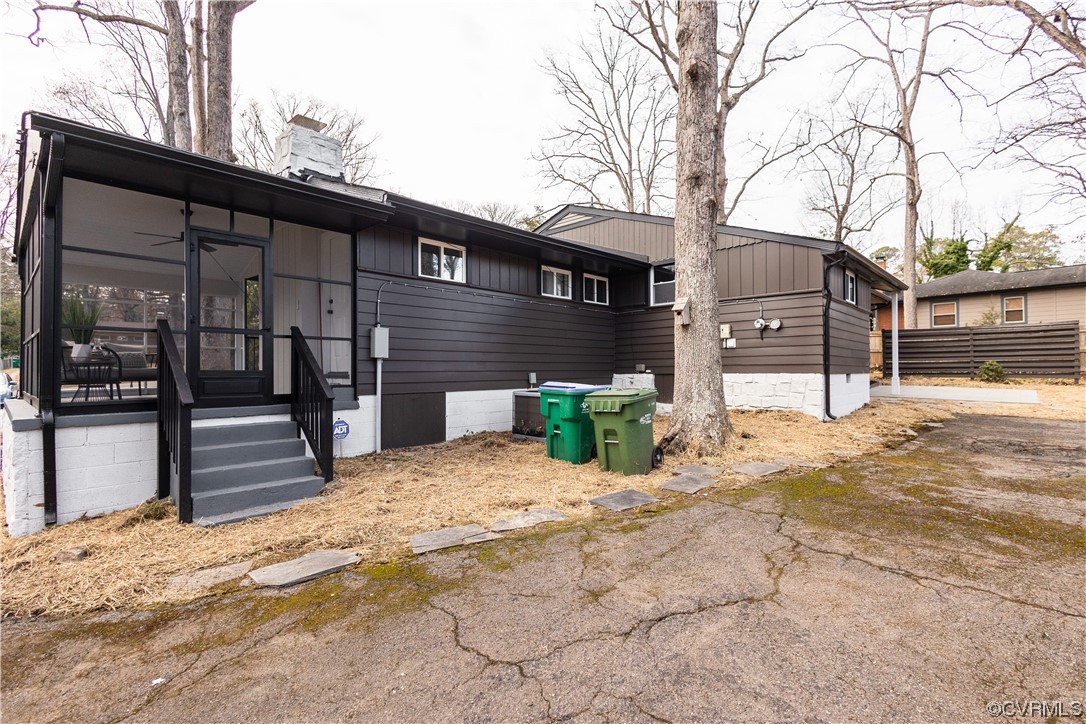 7714 Cherokee Road Richmond, VA 23225 - Photo 47 of 48 a view of a house with a snow in the yard