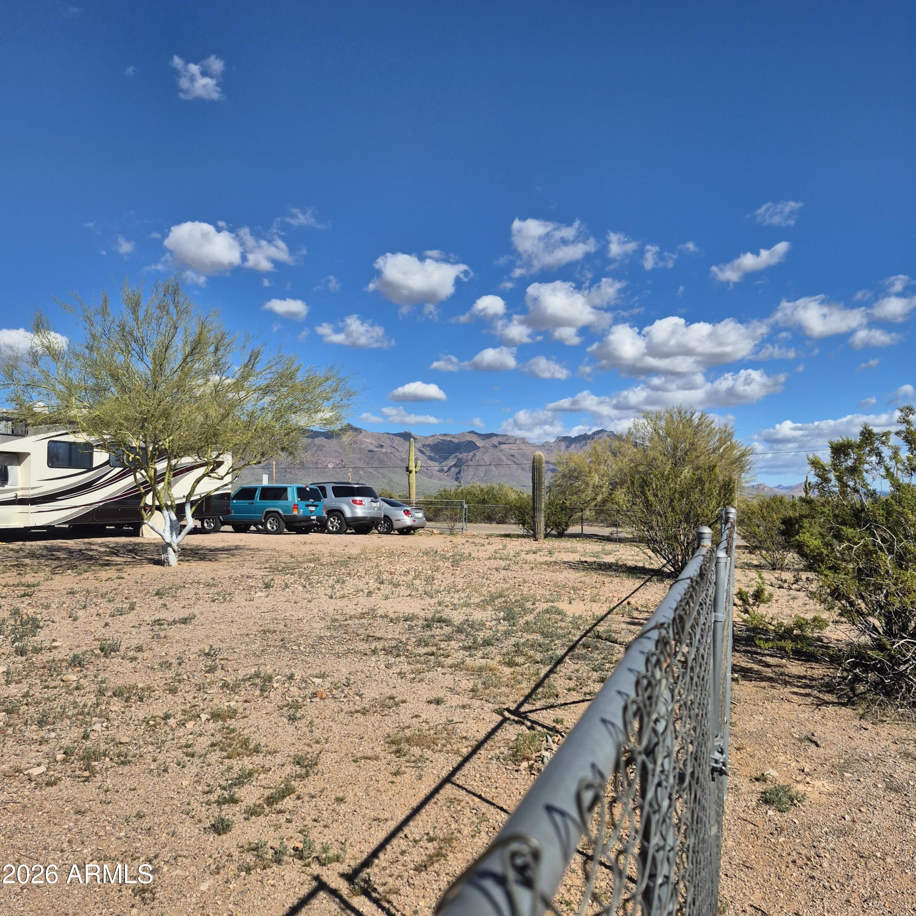1980 South Hilton Road Apache Junction, AZ 85119 - Photo 38 of 42 a view of a backyard of a house with a yard