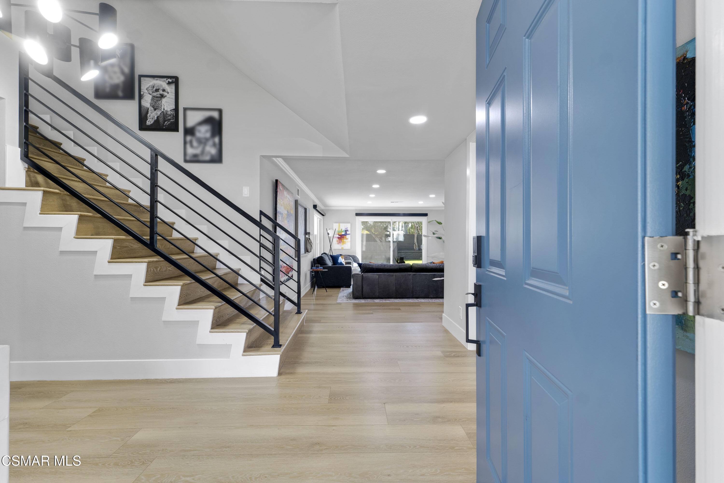 19120 Salt Lake Place Porter Ranch, CA 91326 - Photo 4 of 47 a view of entryway and hall with wooden floor