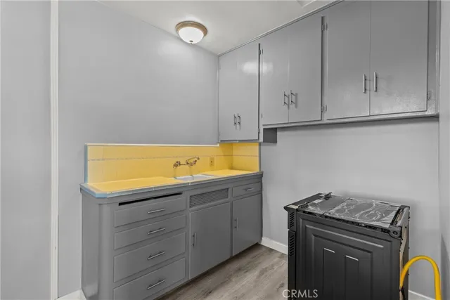 a view of walk in closet with window