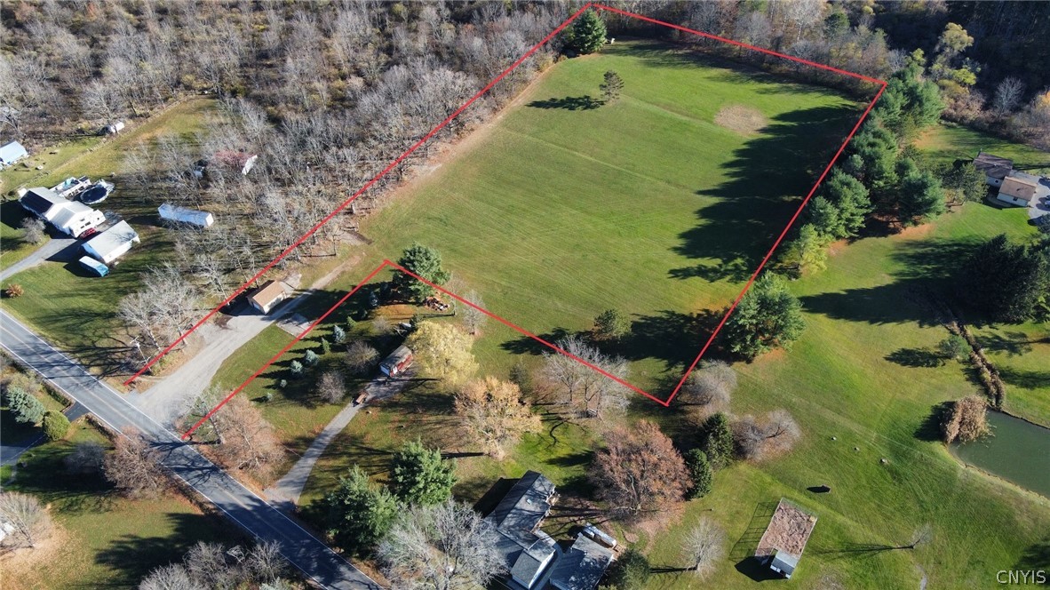 0 Armstrong Road Lansing, NY 14882 - Photo 1 of 1 Aerial view of entire property with approximate pr