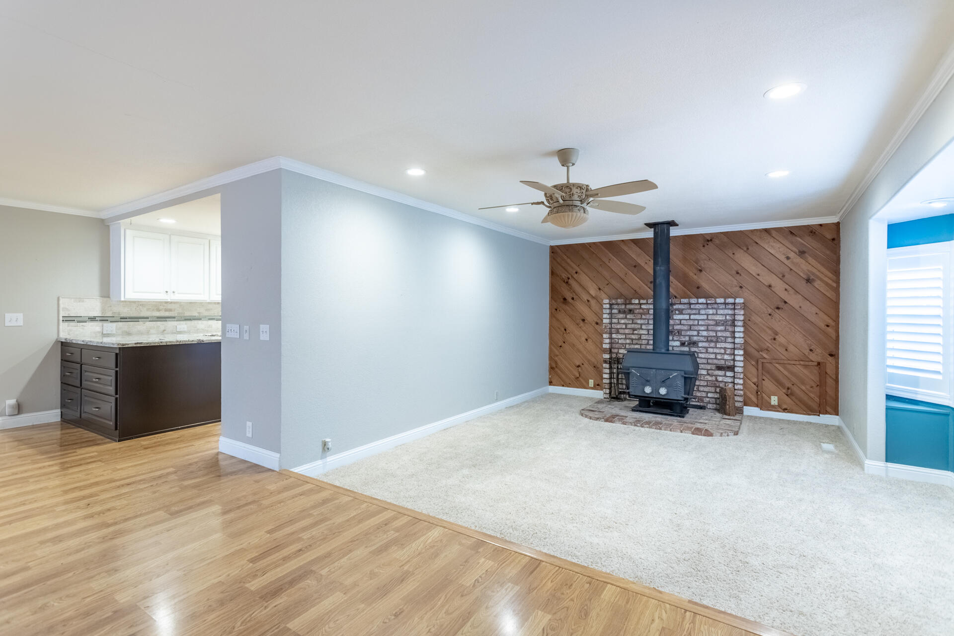 6766 Drake Drive Anderson, CA 96007 - Photo 20 of 44 a view of an empty room with a fireplace