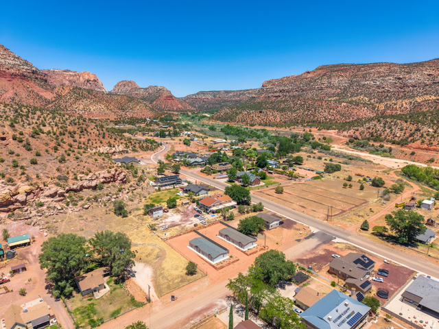 464 Jessop Avenue Hildale, UT 84784 - Photo 64 of 73 Townsite nestled within a desert landscape featuring prominent red rock formations