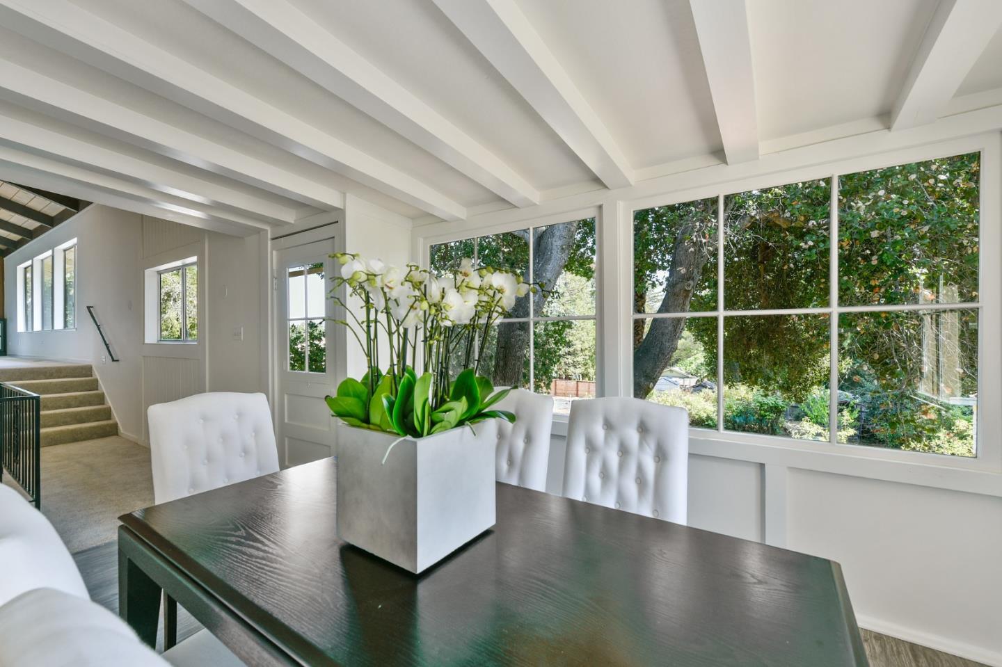 132 Alta Vista Road Woodside, CA 94062 - Photo 12 of 44 a view of a living room and dining room