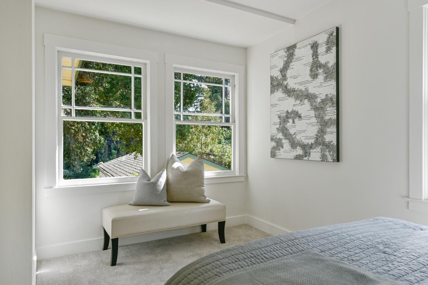 132 Alta Vista Road Woodside, CA 94062 - Photo 24 of 44 a living room with furniture and a window