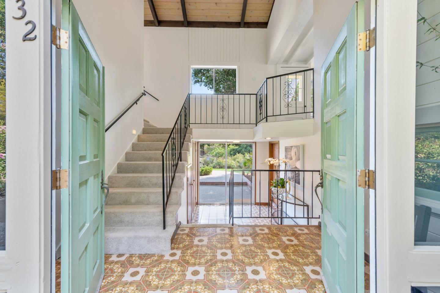 132 Alta Vista Road Woodside, CA 94062 - Photo 4 of 44 a view of entryway and hall with wooden floor