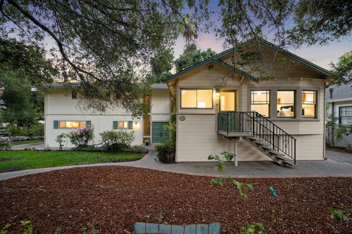 132 Alta Vista Road Woodside, CA 94062 - Photo 35 of 44 a view of a house with a yard