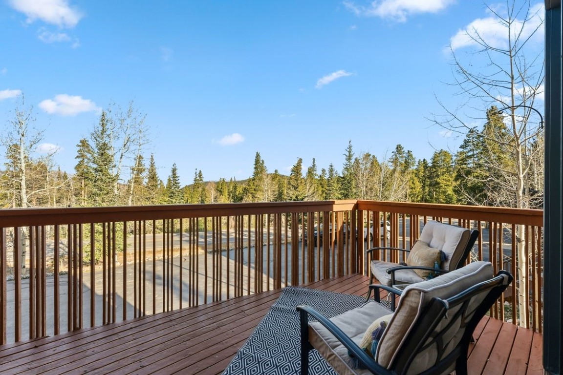1682 Boreas Pass Road, Unit C Breckenridge, CO 80424 - Photo 49 of 50 Front deck with views