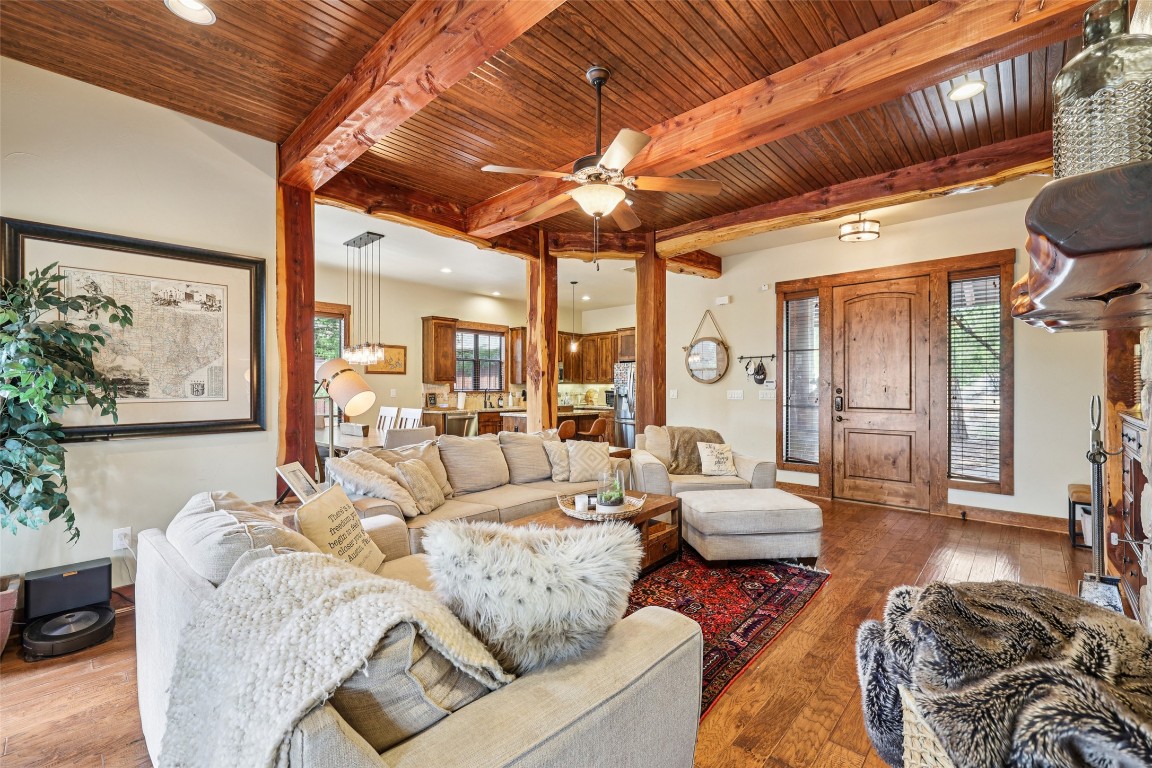 7229 Trident Jonestown, TX 78645 - Photo 5 of 34 a living room with furniture and a large window