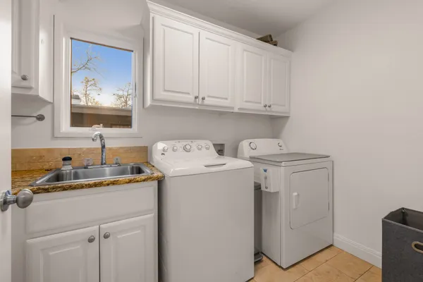 a room with storage and utility