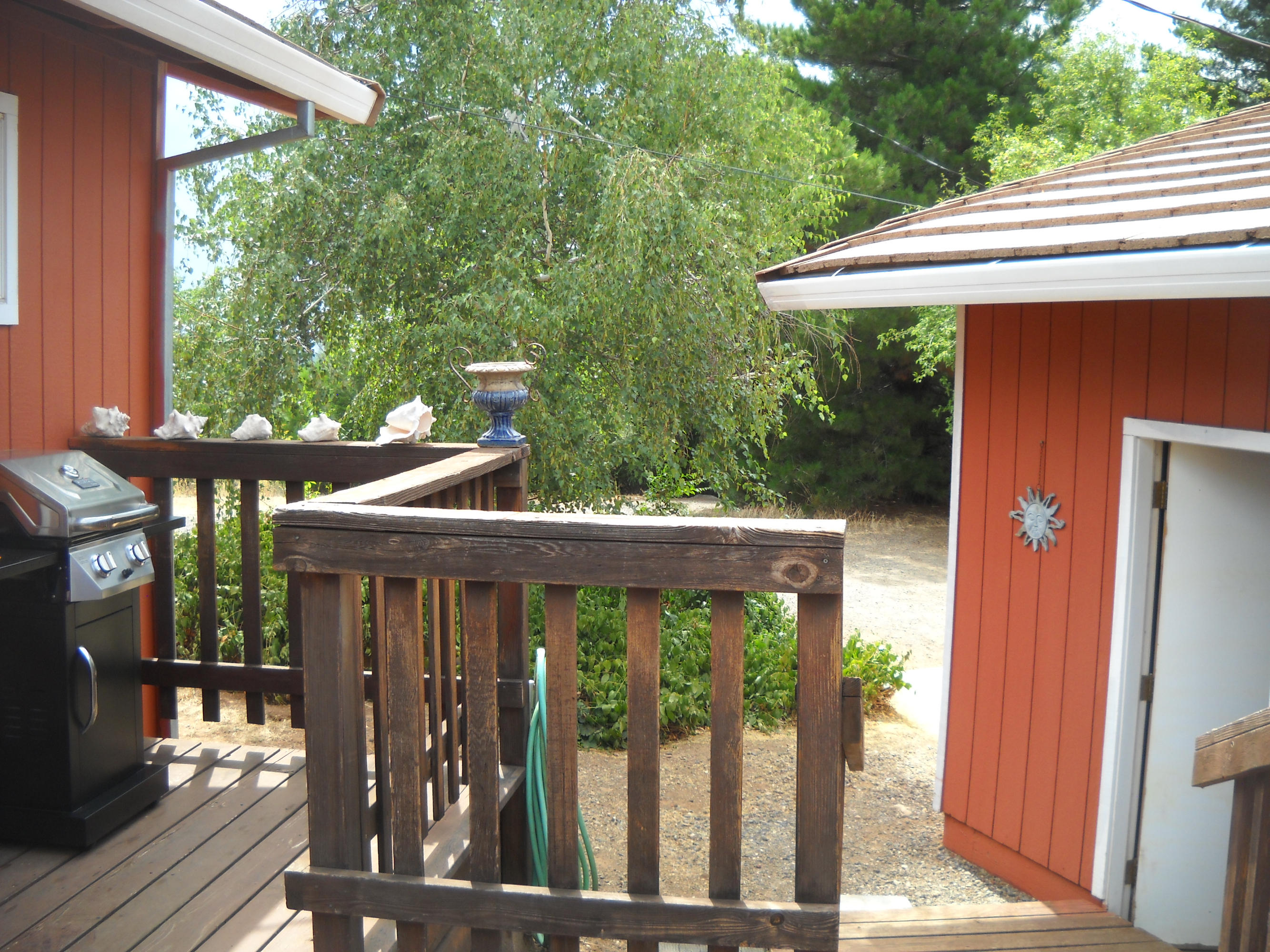 30191 Frisby Road Round Mountain, CA 96084 - Photo 28 of 33 Deck and garage side door