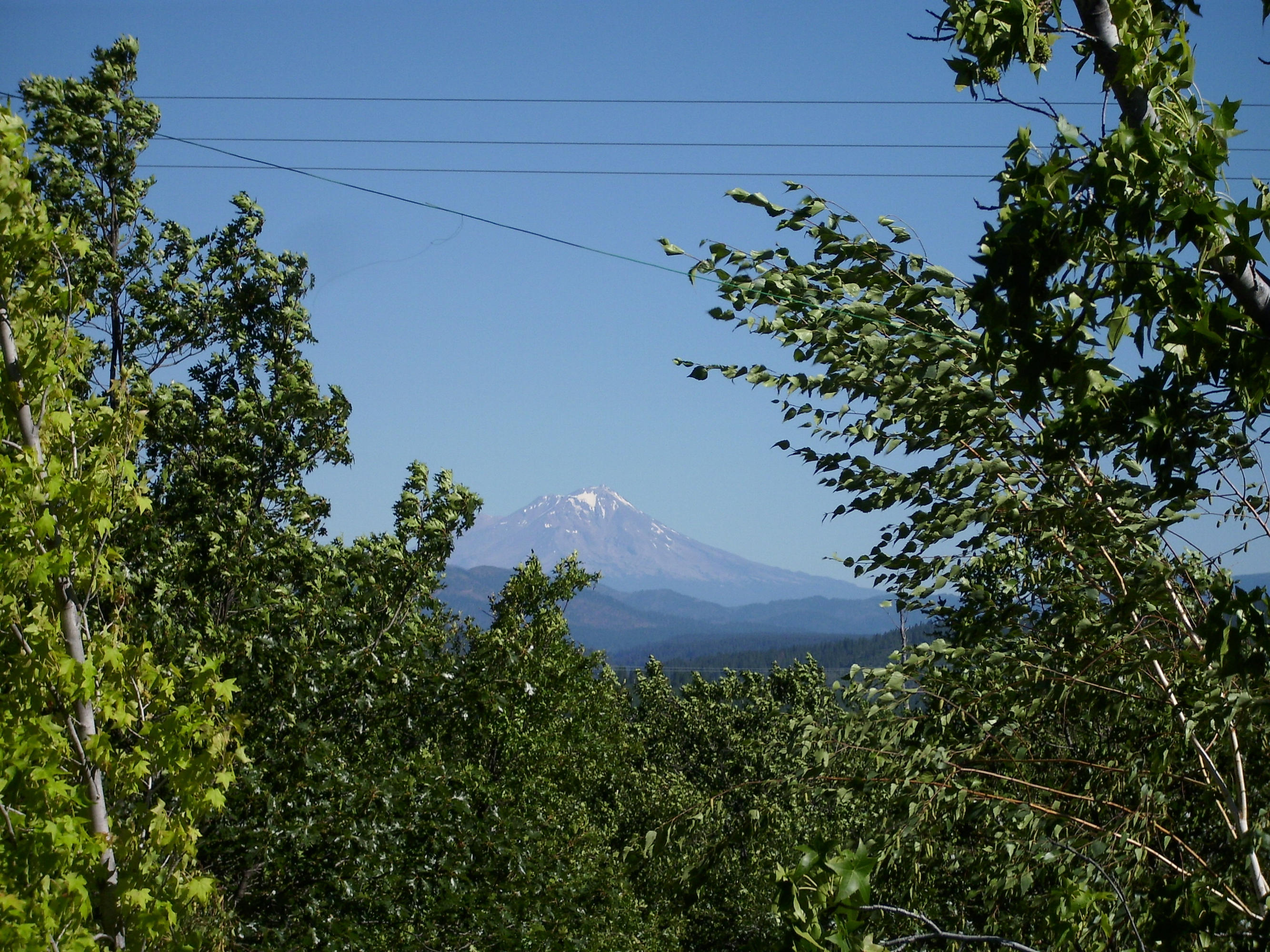 Mt. Shasta view from deck