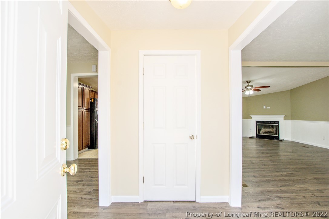 246 Loop Road Raeford, NC 28376 - Photo 6 of 42 a view of a hallway view with an outdoor space