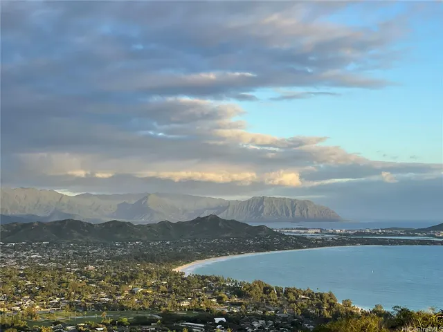 a view of lake and mountain