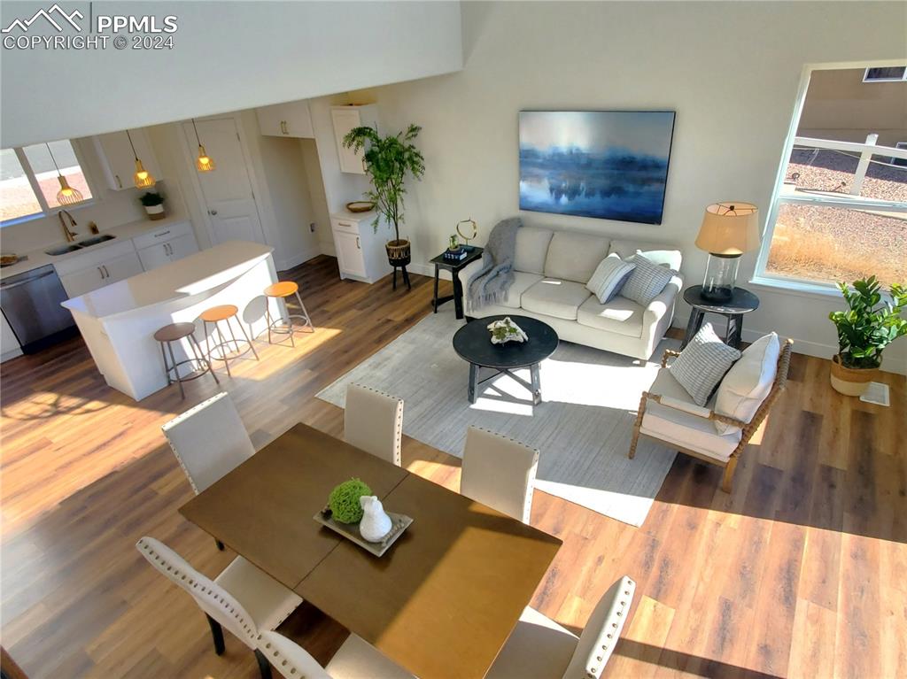 430 Miners Road Canon City, CO 81212 - Photo 32 of 50 a living room with furniture and a lamp