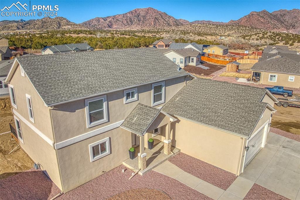 430 Miners Road Canon City, CO 81212 - Photo 44 of 50 a view of a house with a mountain