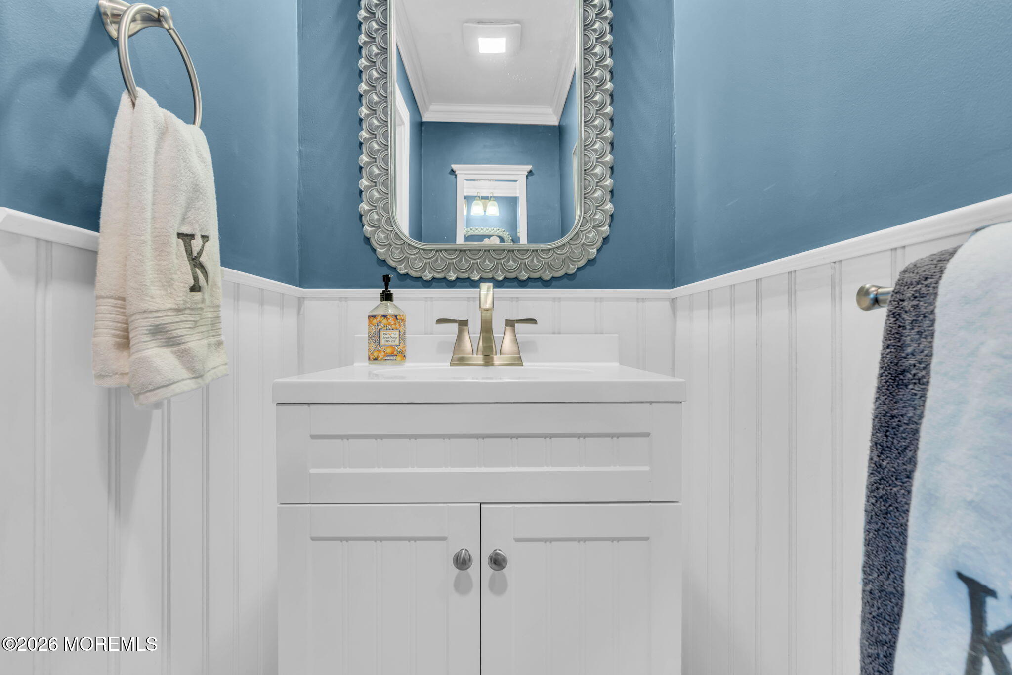 181 Locust Avenue Howell, NJ 07731 - Photo 37 of 66 a bathroom with a sink vanity and mirror