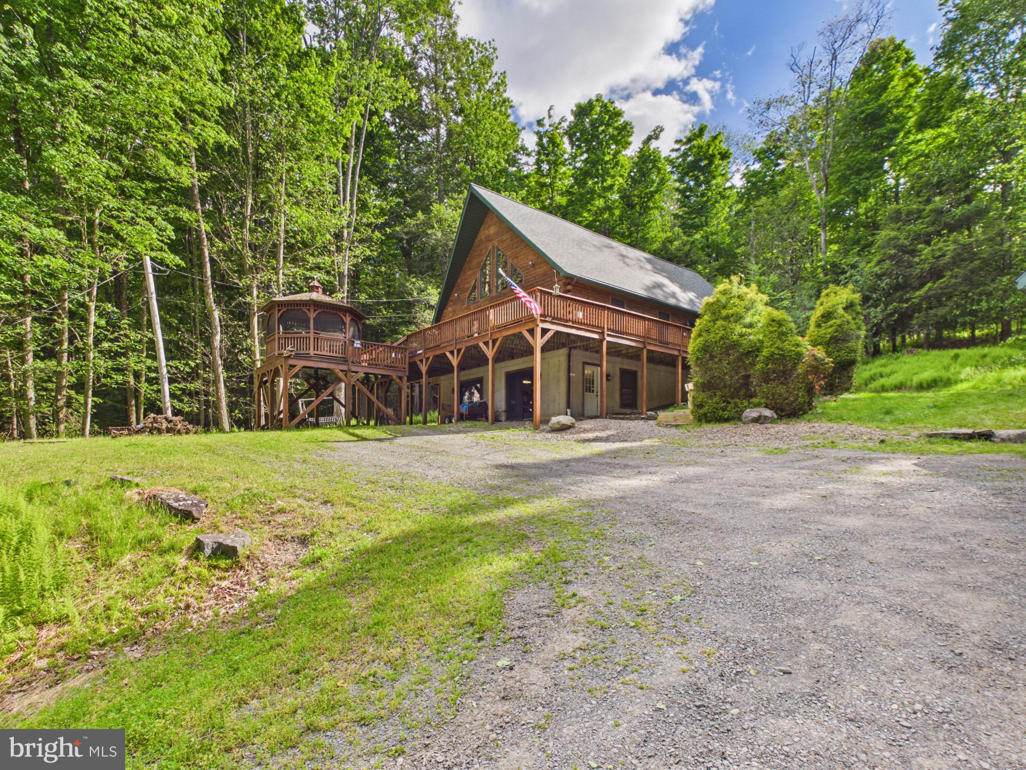 477 Finn Swamp Road Lakeville, PA 18438 - Photo 3 of 53 View as you come up the driveway
