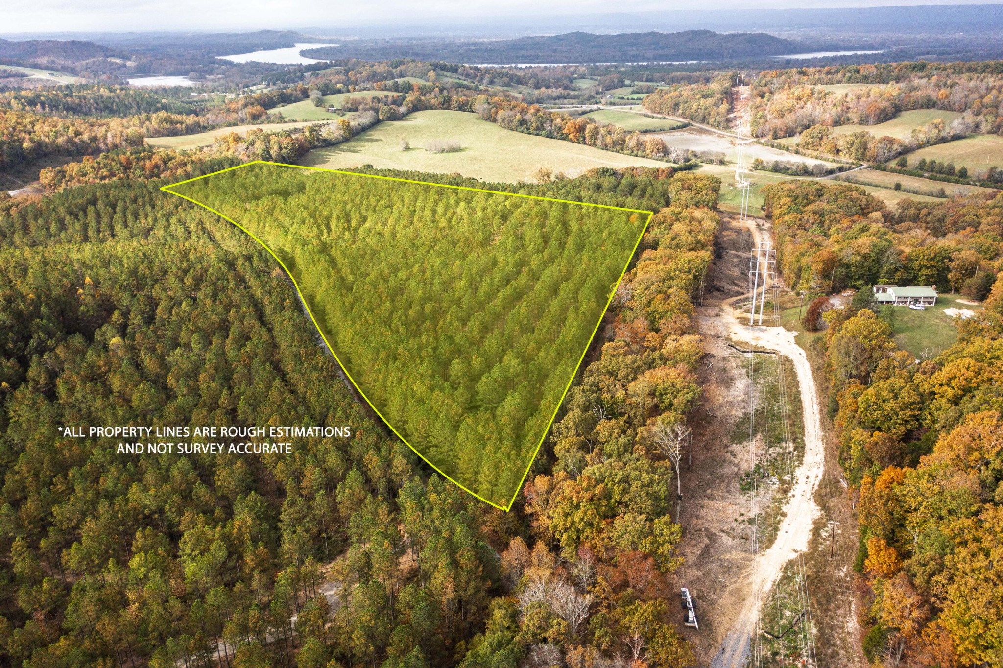 2874 Green Pond Road Decatur, TN 37322 - Photo 42 of 46 an aerial view of residential houses with outdoor space
