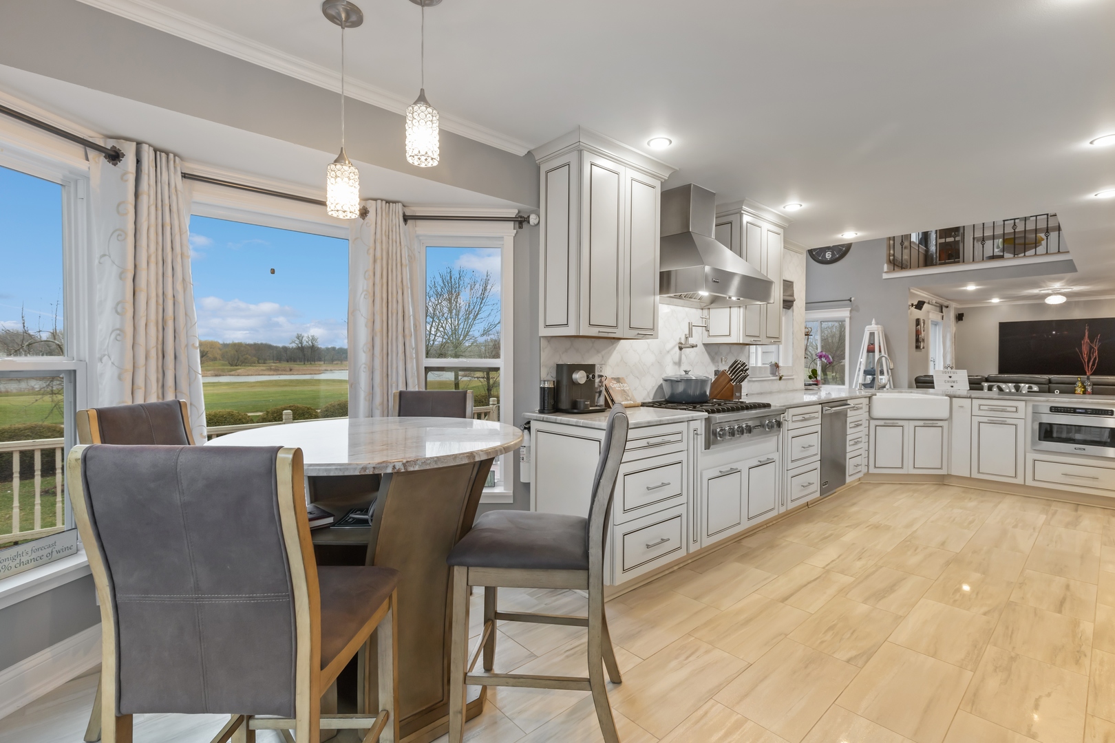 7059 Dada Drive Gurnee, IL 60031 - Photo 6 of 23 a kitchen with counter top space a sink appliances and cabinets