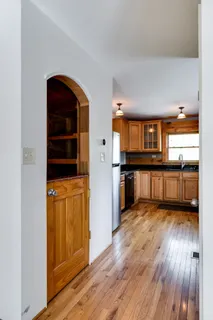 a view of front door