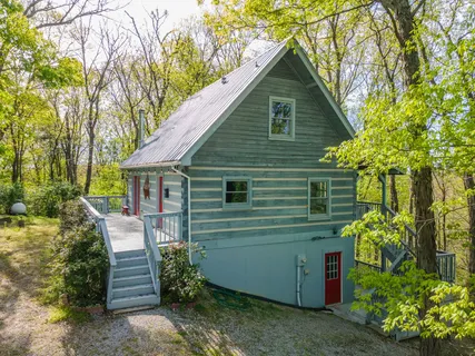 a view of outdoor space and deck