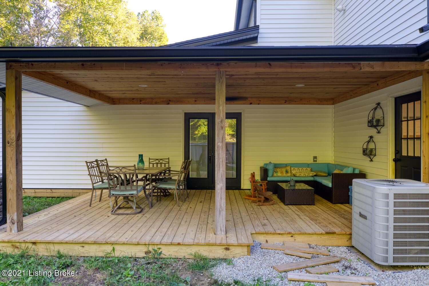1712 Wilson Creek Road Lebanon Junction, KY 40150 - Photo 41 of 46 Covered Deck