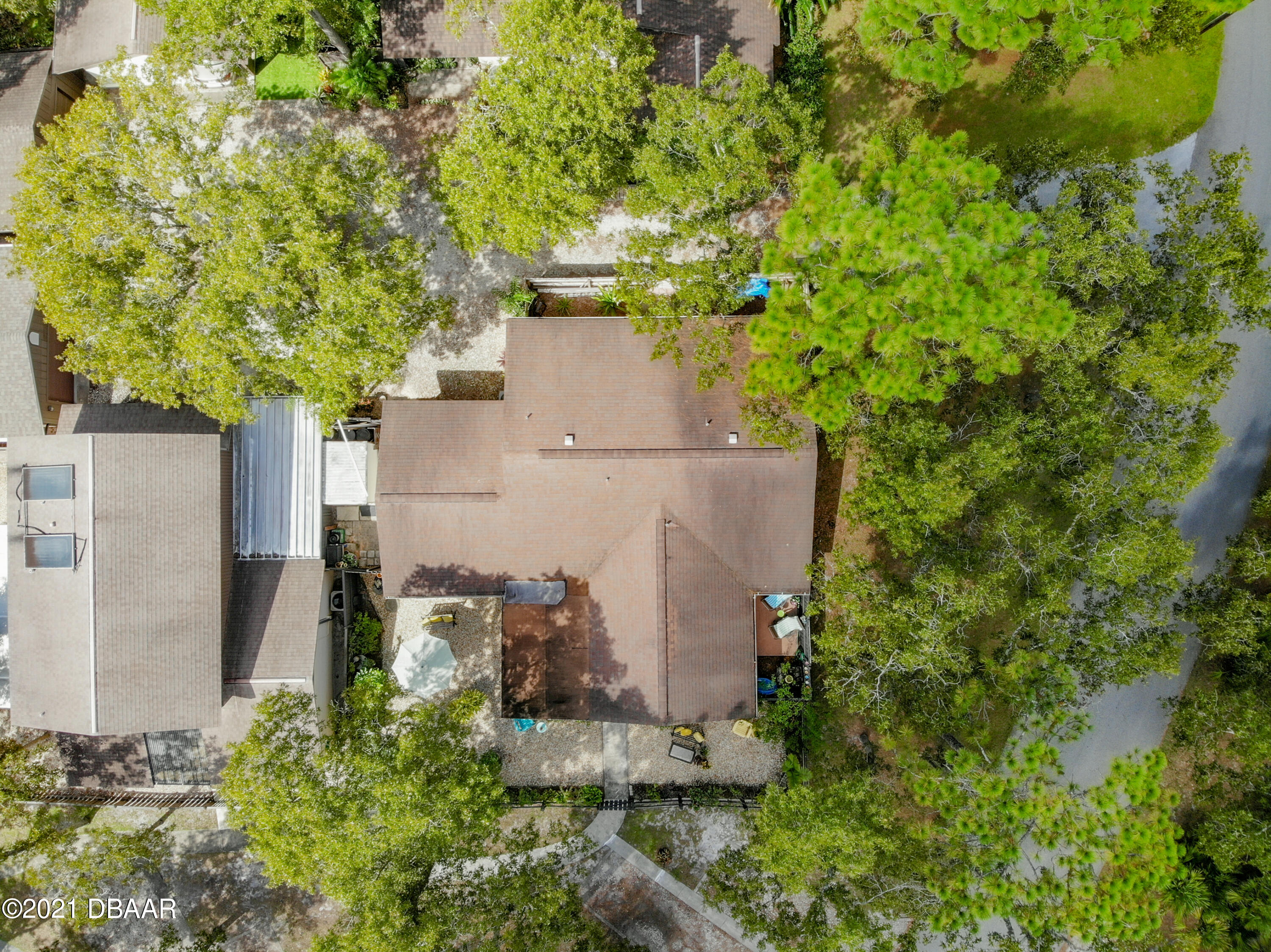 127 Cypress Pond Road Port Orange, FL 32128 - Photo 52 of 52 an aerial view of a house with a yard