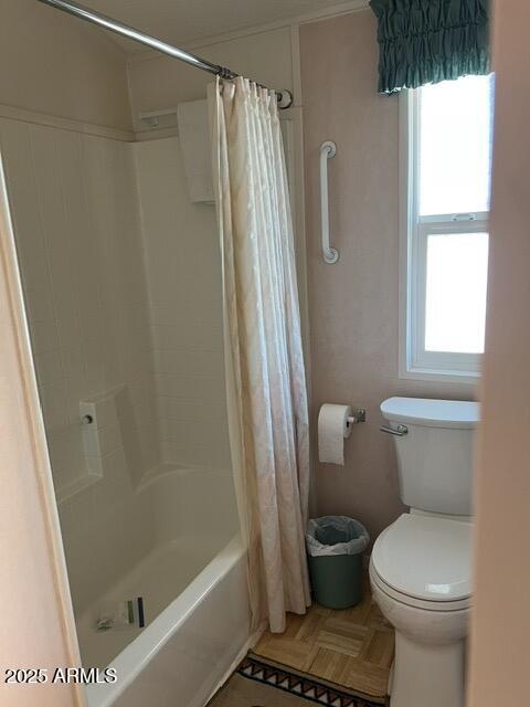 434 South Ironstone Drive, Unit 434 Apache Junction, AZ 85119 - Photo 13 of 19 a bathroom with a toilet and a shower