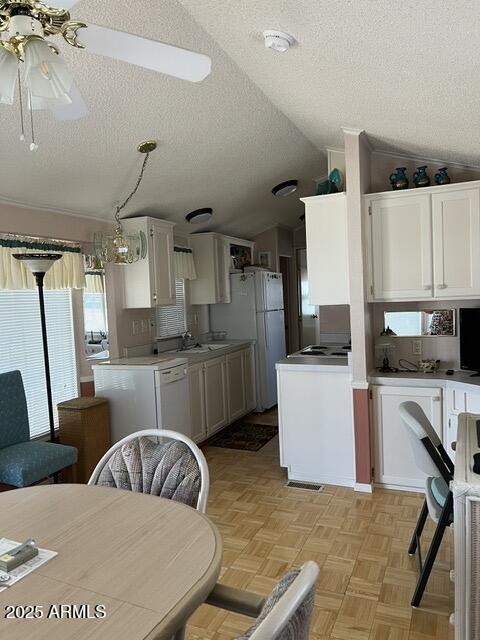 434 South Ironstone Drive, Unit 434 Apache Junction, AZ 85119 - Photo 6 of 19 a living room with stainless steel appliances kitchen island granite countertop furniture and a view of kitchen
